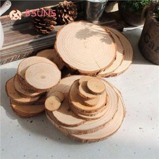 BSUNS 50pcs Log Decor 2-4CM DIY Wedding Centerpieces Slices Discs