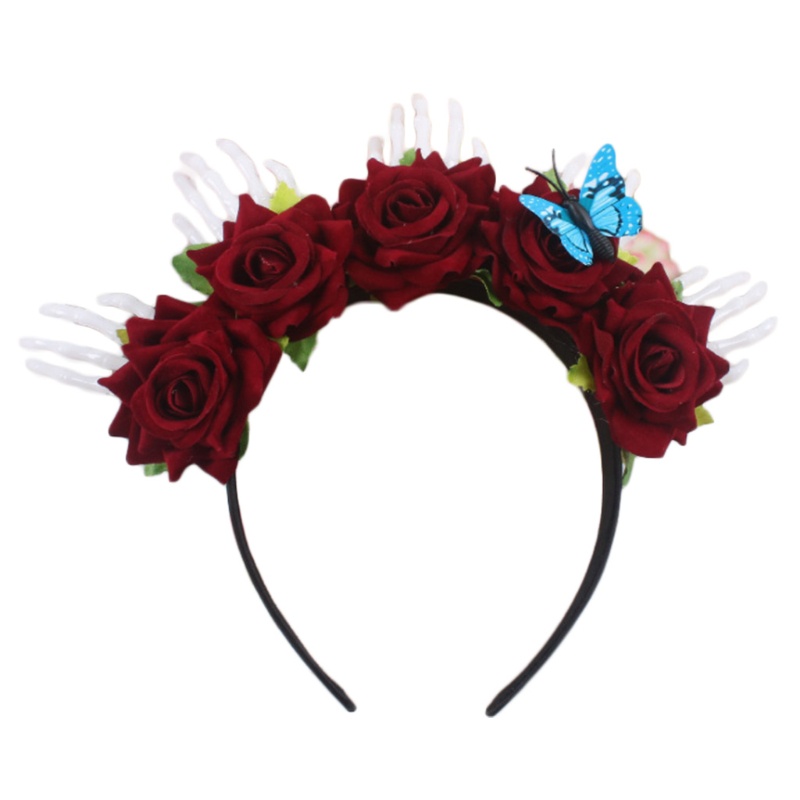 Băng Đô Hoa Hồng Hóa Trang Halloween