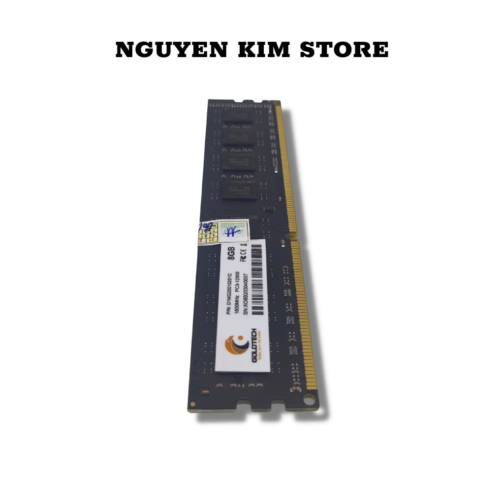 RAM PC Goldtech 8GB DDR3 Bus 1600Mhz Mới 100%|Bảo Hành Chính Hãng 3 Năm