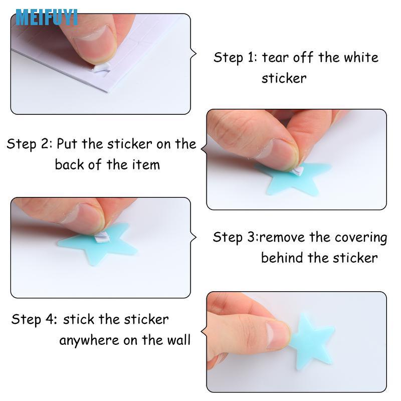 Bộ ngôi sao phát sáng trong bóng tối dùng trang trí trần nhà