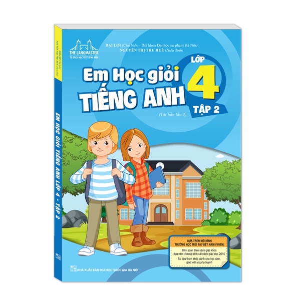 Sách - Combo em học giỏi tiếng Anh lớp 4 (T1 -T2) tái bản lần 2