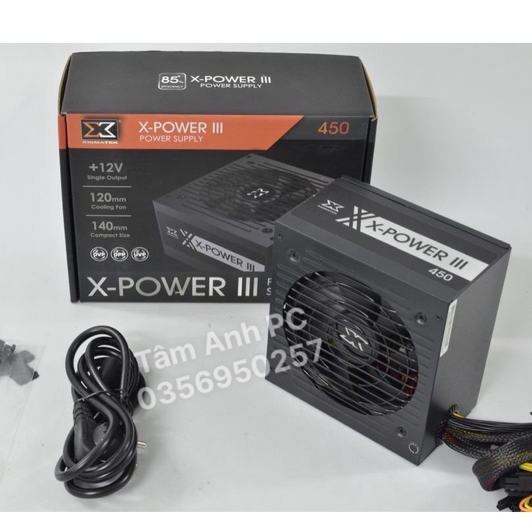 Nguồn máy tính Xigmatek X-POWER III 550 - 500W EN45983 - Sản phẩm lý tưởng cho hệ thống GAME-NET