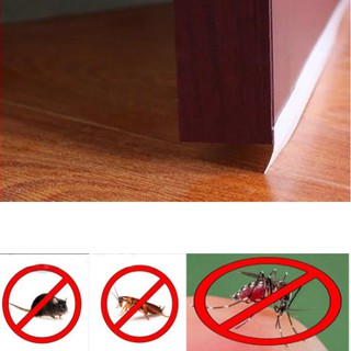 2 Mét Ron Chân Cửa Cao Su LOẠI CẢI TIẾN Dán Chống Bụi Côn Trùng 25 35