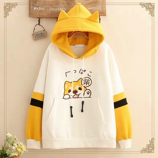 Áo Khoác Nỉ Hoodie Tai Mèo Cực Cute