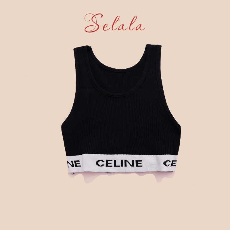 Áo Bra Selala Celine Chất Gân Tăm Thoáng Mát Co Giãn Đa Chều V19