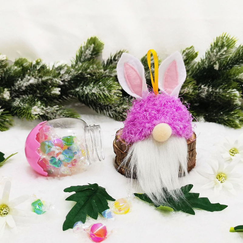 Hũ Đựng Đồ Hình Thỏ Phục Sinh Trang Trí Trong Nhà