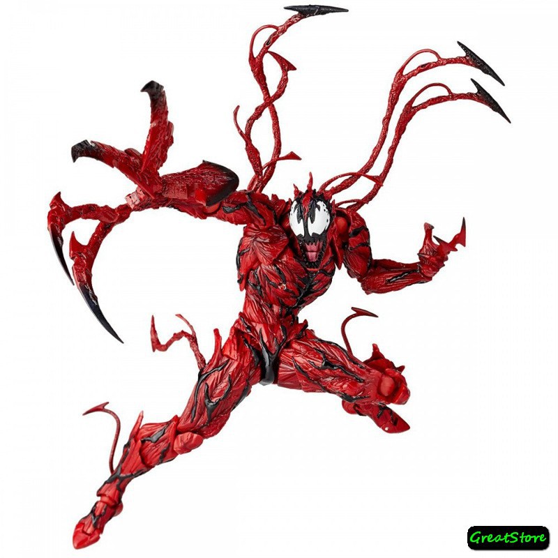 ( CHẤT, HÀNG CÓ SẴN ) MÔ HÌNH CARNAGE THE AMAZING SPIDER MAN PHONG CÁCH YAMAGUCHI FIGMA CỬ ĐỘNG ĐƯỢC