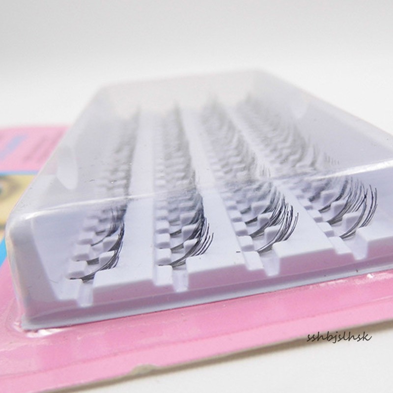 60 Stand Individual False Fake Eyelashes Corner Flare Cluster Lashes Beauty Tools