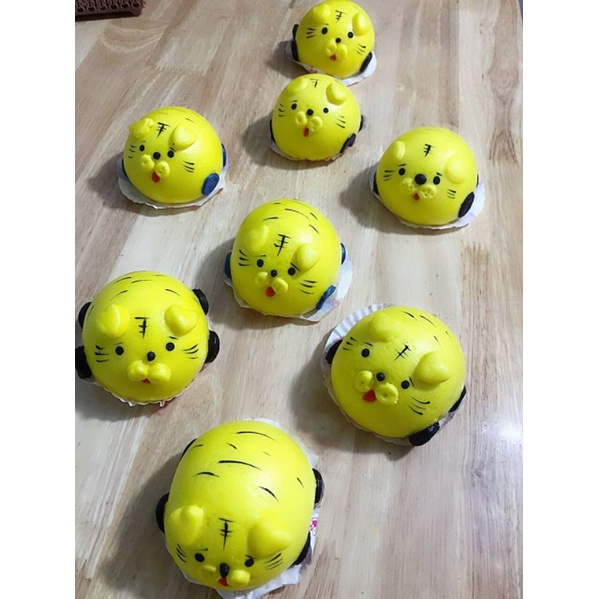 Bánh bao nhân ngọt các loại- tạo hình bé hổ siêu đáng yêu 80gam