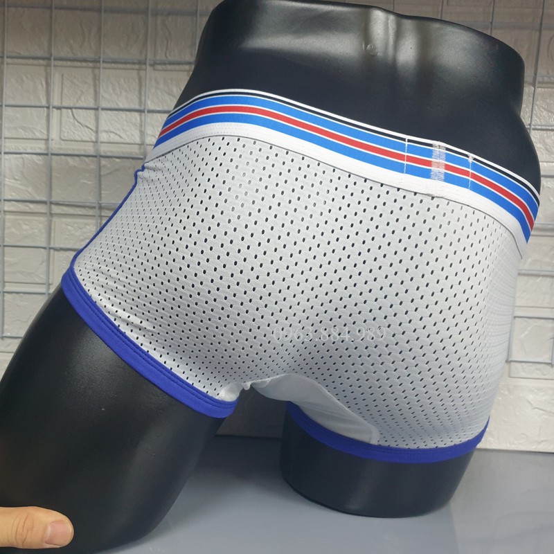 Quần boxer AU.03 phối lưới siêu chất dạng đùi chất liệu tơ cực đẹp, mặc cực mát, chất lượng siêu đẹp