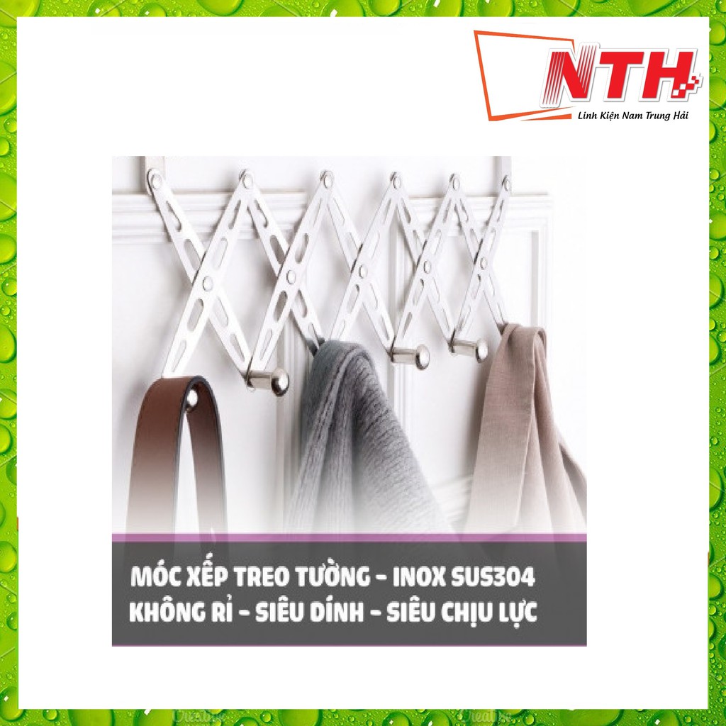 MÓC XẾP TREO TƯỜNG CHỮ X - INOX SU304 - CHỊU LỰC TỐT