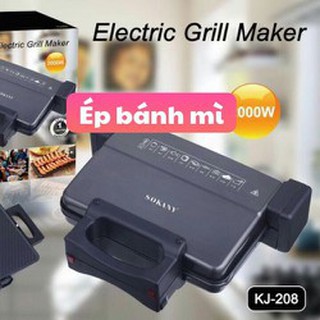 Máy kẹp bánh mỳ Sokany KJ-208 - may kep banh my sokany