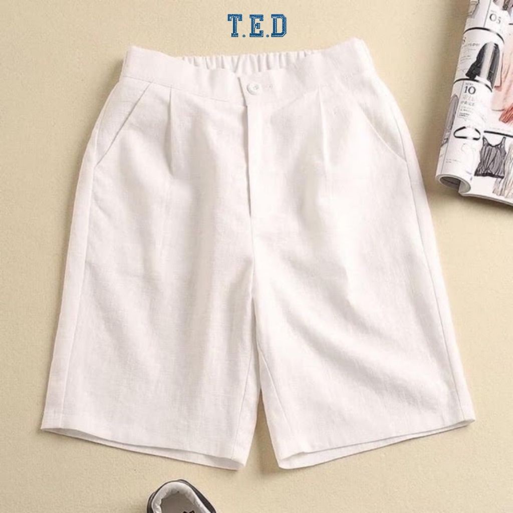 Quần NHẬT ĐÙI khoá thật siêu chất đũi siêu mát TED07