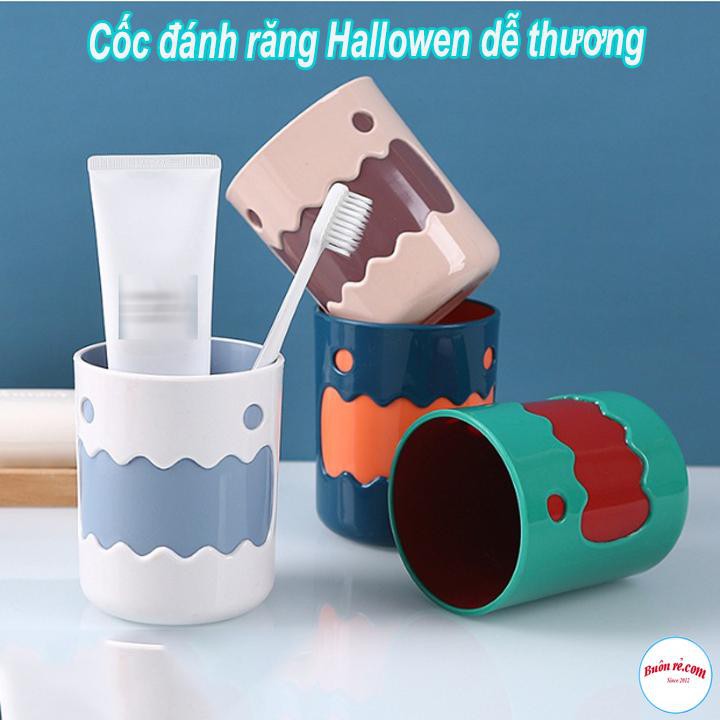 Cốc Đánh Răng Hình Quái Vật Hallowen Dễ Thương 00713