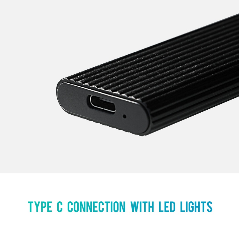 Đầu đọc thẻ nhớ USB C sang M.2 SSD 10Gbps SUPORT SATA&NV ME PROTOCOL Fit cho (B Key/BM + chìa khóa SMD | BigBuy360 - bigbuy360.vn