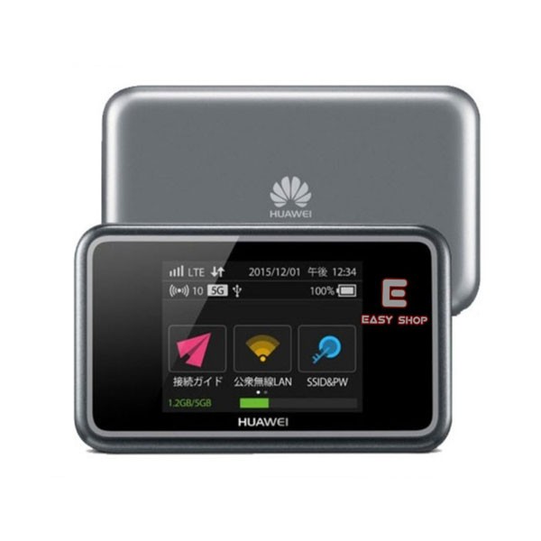 Bộ Phát Wifi 4G Huawei E5383 Tốc Độ Cao 300Mps - Màn Hình Cảm Ứng - Hàng Xuất Nhật