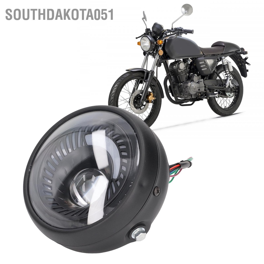[Hàng Sẵn] Đèn pha LED Xe Máy Tròn 6.5in Chống Thấm Nước IPX66 Chuyên Dụng【Southdakota051】