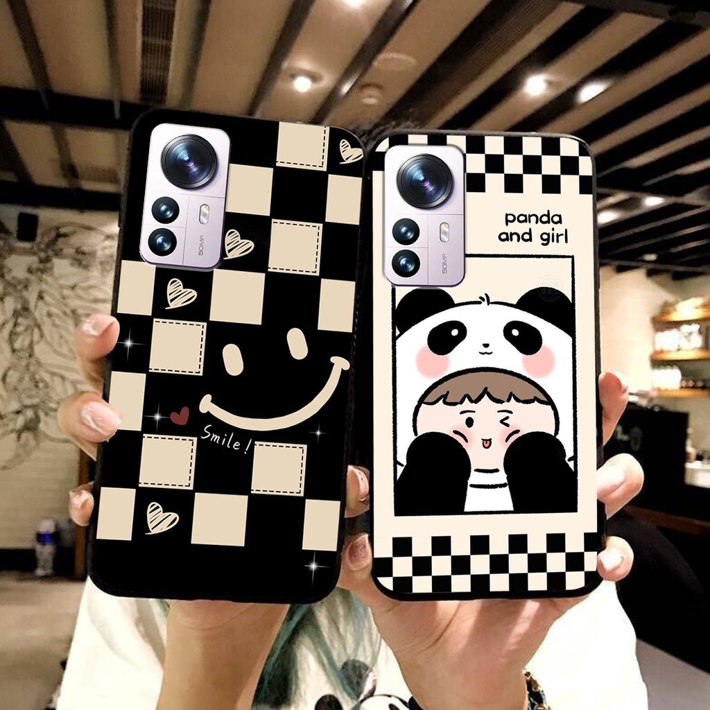 Ốp lưng Xiaomi 12 in hình cao cấp mẫu kẻ caro,mikenbe@r siêu hot