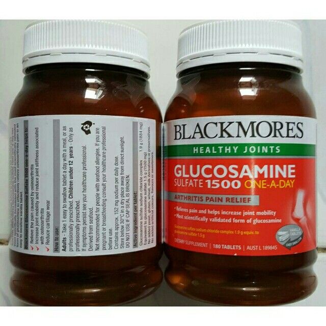 Glucosamine Sulfate 1500mg Blackmores 60 Viên [Date 11/2021]