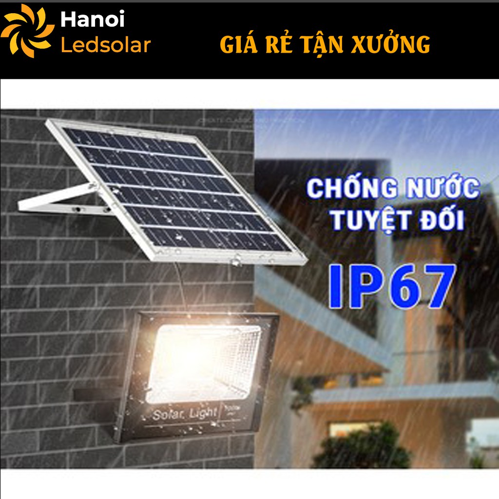 [Giá xưởng] Đèn LED Pha năng lượng mặt trời 60W-Hà Nội LEDSOLAR