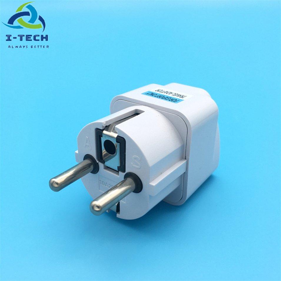 ⚡Khuyến mại⚡Universal EU Plug Adapter International To EU Euro KR Travel Adapter Electrical Plug Converter Power Socket