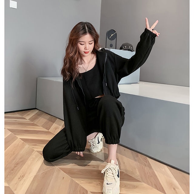 Set Đồ Thể Thao Dài Tay Thời Trang Mùa Thu Hàng Mới Dành Cho Nữ