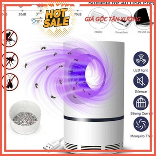Đèn bắt muỗi, máy bắt muỗi thông minh không hóa chất không gây ồn tốt cho sức khỏe kèm theo sạc