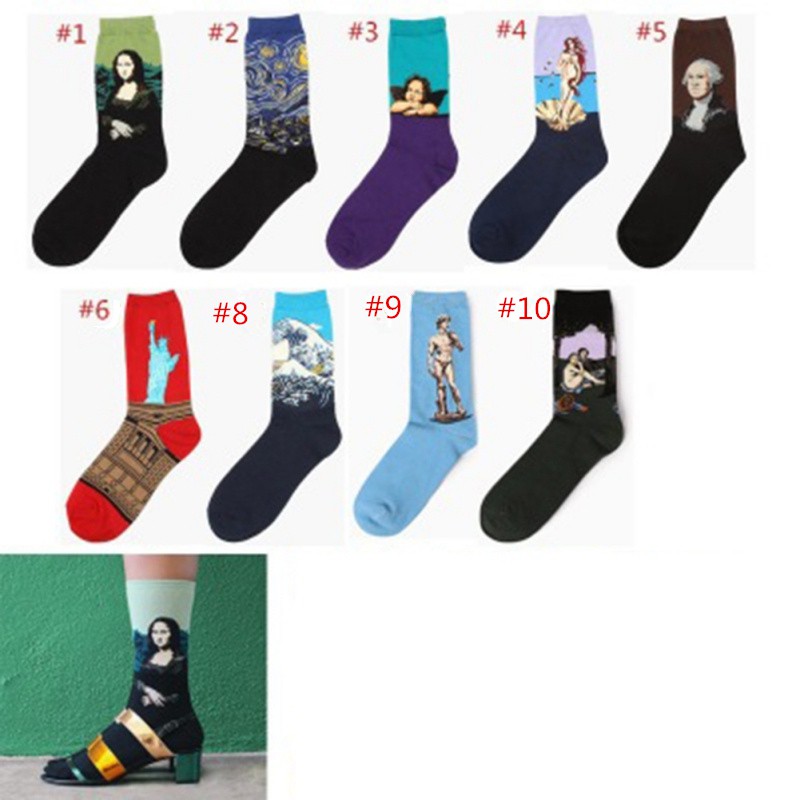 Vớ cổ cao họa tiết độc đáo thời trang