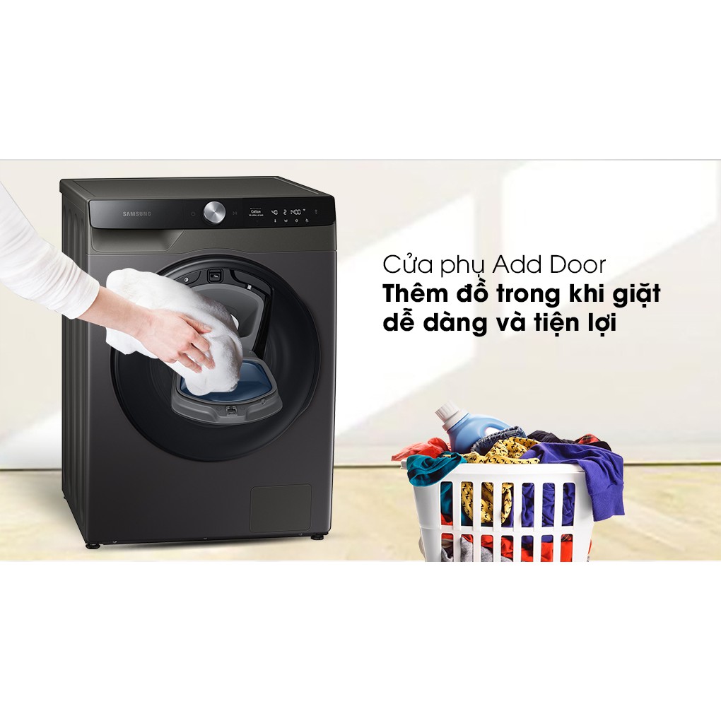 Máy giặt sấy Samsung Addwash Inverter 9.5kg WD95T754DBX/SV