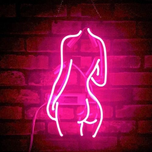 Đèn Led Neon den Phòng Ngủ  Tiktok Decor nhà Hình cô gái sexy