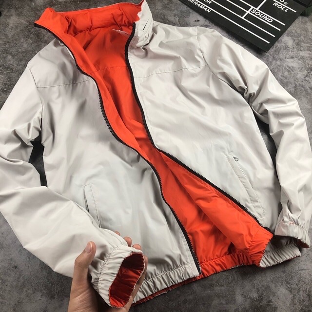 Áo gió nam - Áo khoác gió 2 mặt kèm túi tiện lợi chống nước 45-80kg | BigBuy360 - bigbuy360.vn