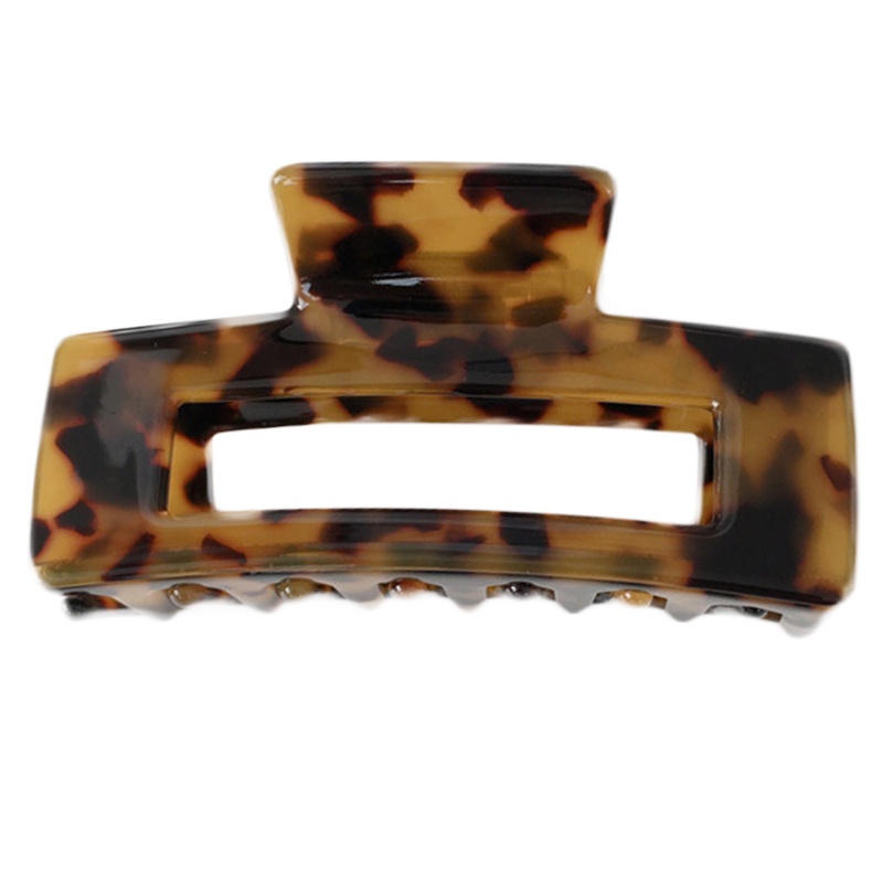 Kẹp Tóc Càng Cua Hình Chữ Nhật Khoét Lỗ Rỗng Phong Cách Hàn Quốc Cho Rùa / Chuối Po