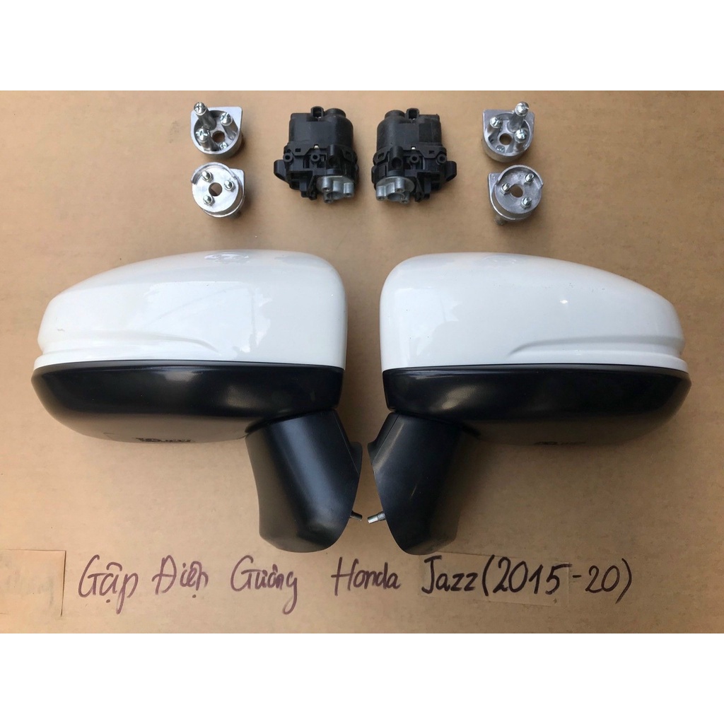 Bộ khung xương mô tơ gương gập Honda Jazz 2015-2021.Tặng kèm bộ mudun khóa cửa tự cụp gương và công tắc gập gương