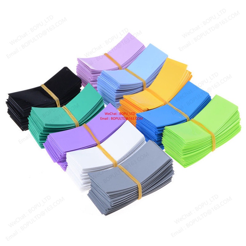 Bộ 100 Vỏ Bọc Pin Co Nhiệt PVC 18650