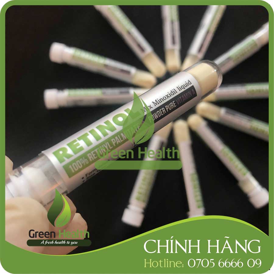 Retinol RETINOL mix Minoxidil hổ trợ mọc râu, tóc