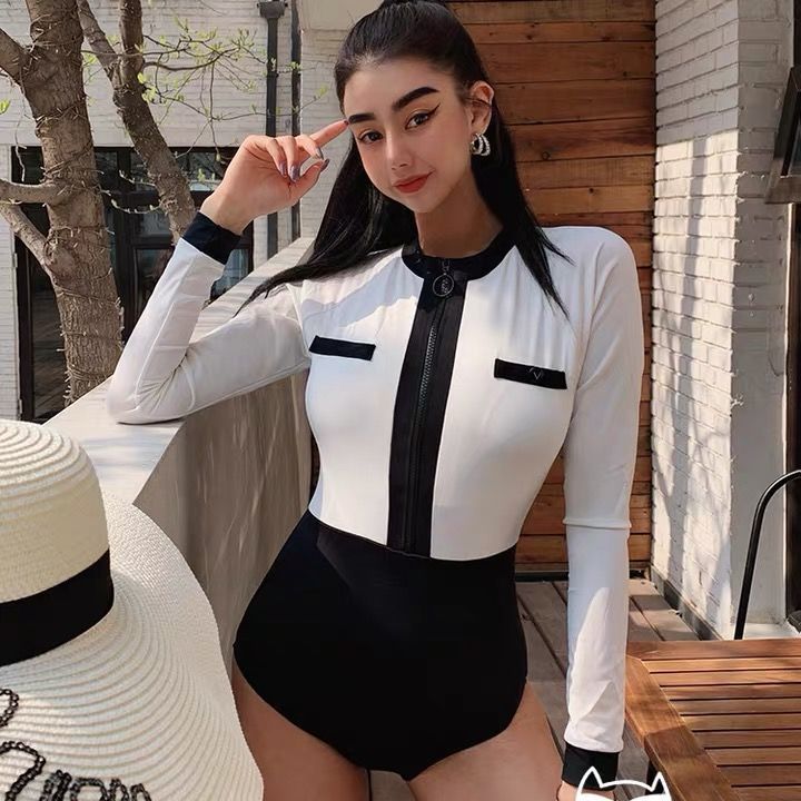 Bộ Đồ Bơi Dài Tay Thời Trang Nữ Tính | BigBuy360 - bigbuy360.vn