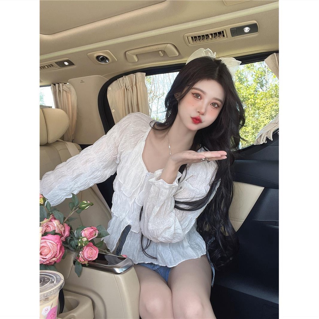 Áo Khoác Cardigan Dài Tay Màu Sắc Đơn Giản Thời Trang Cho Nữ  tao bao