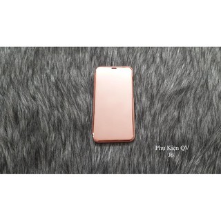 Bao Da Clear View Cover Standing Samsung J6