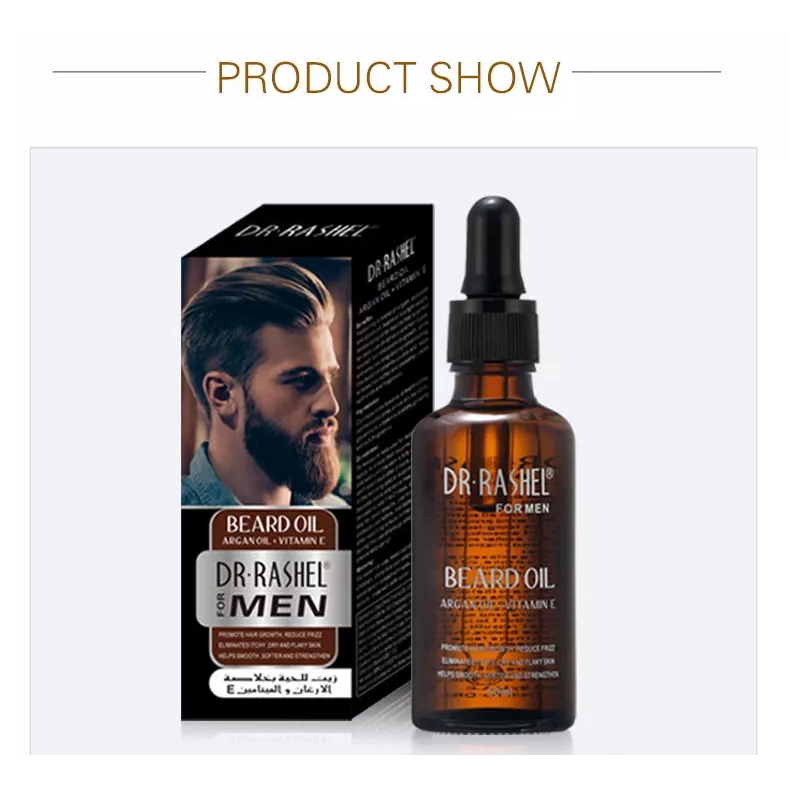 DR.RASHEL Argan Oil Vitamin E Hair Growth 50 ml Men Beard Oil