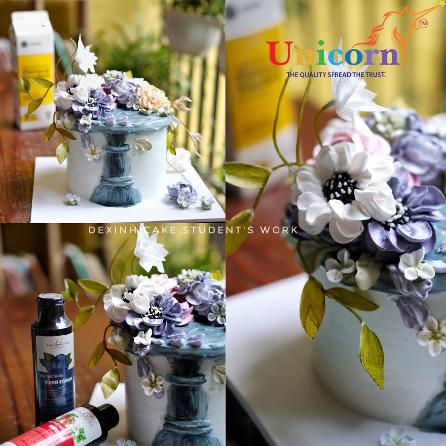 Màu Thực Phẩm Siêu Đỏ Unicorn Không Đắng 210gr A04