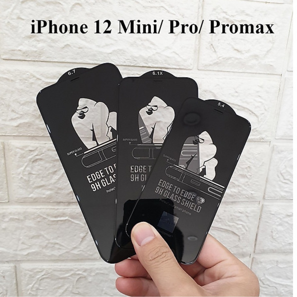 Kính cường lực iPhone hiệu KINGKONG chính hãng Full màn hình 6/6s, 7/8g, 6/7/8plus. x/xs, xr, xsmax. 11, 12, 13 pro max