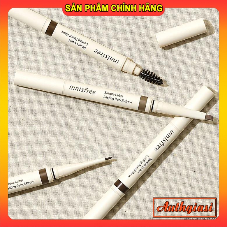 Chì Kẻ Mắt Không Lem Lâu Trôi Innisfree Skinny Micro Liner / Simple Label Waterproof Pencil Liner không lem lâu trôi