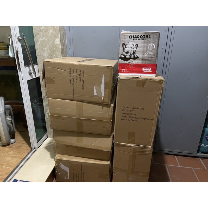 [Mã PET50K giảm Giảm 10% - Tối đa 50K đơn từ 250K] [NGUYÊN BỌC] TÃ LÓT THAN HOẠT TÍNH CHO CHÓ MÈO
