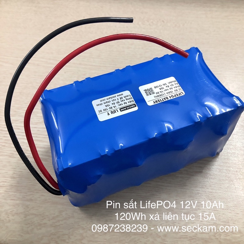 Pin lithium 12V 10Ah tuổi thọ cao