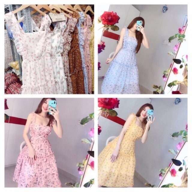 Đầm cánh tiên hoa nhí (hình thật+video) | BigBuy360 - bigbuy360.vn