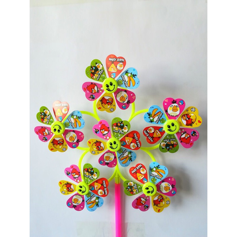 Chong Chóng 6 Cánh Hoạt Hình Nhiều Mẫu Ngẫu Nhiên