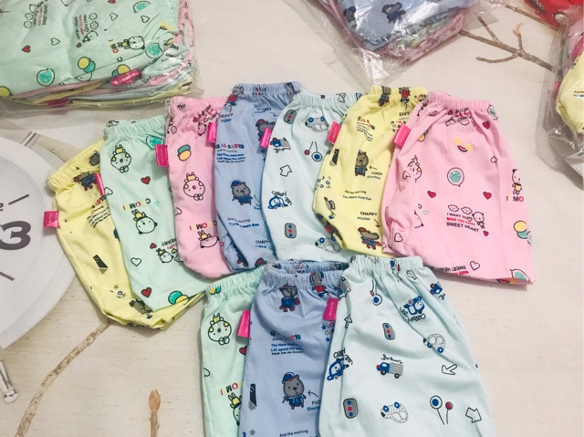 Quần Chục cotton gấu cho bé