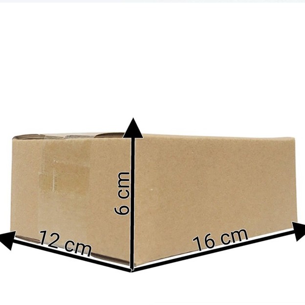 Thùng Giấy 16x12x6 ♥️ FREESHIP ♥️ Giảm 10K Khi Nhập [BAOB2] 1 Thùng Giấy