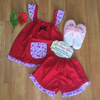 Set bộ kate lụa túi hoa