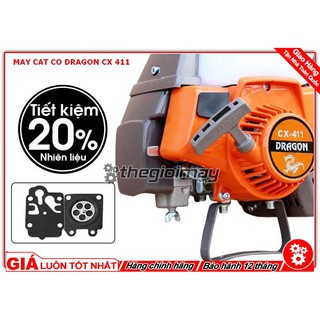 Máy cắt cỏ Oshima 411 cam xám